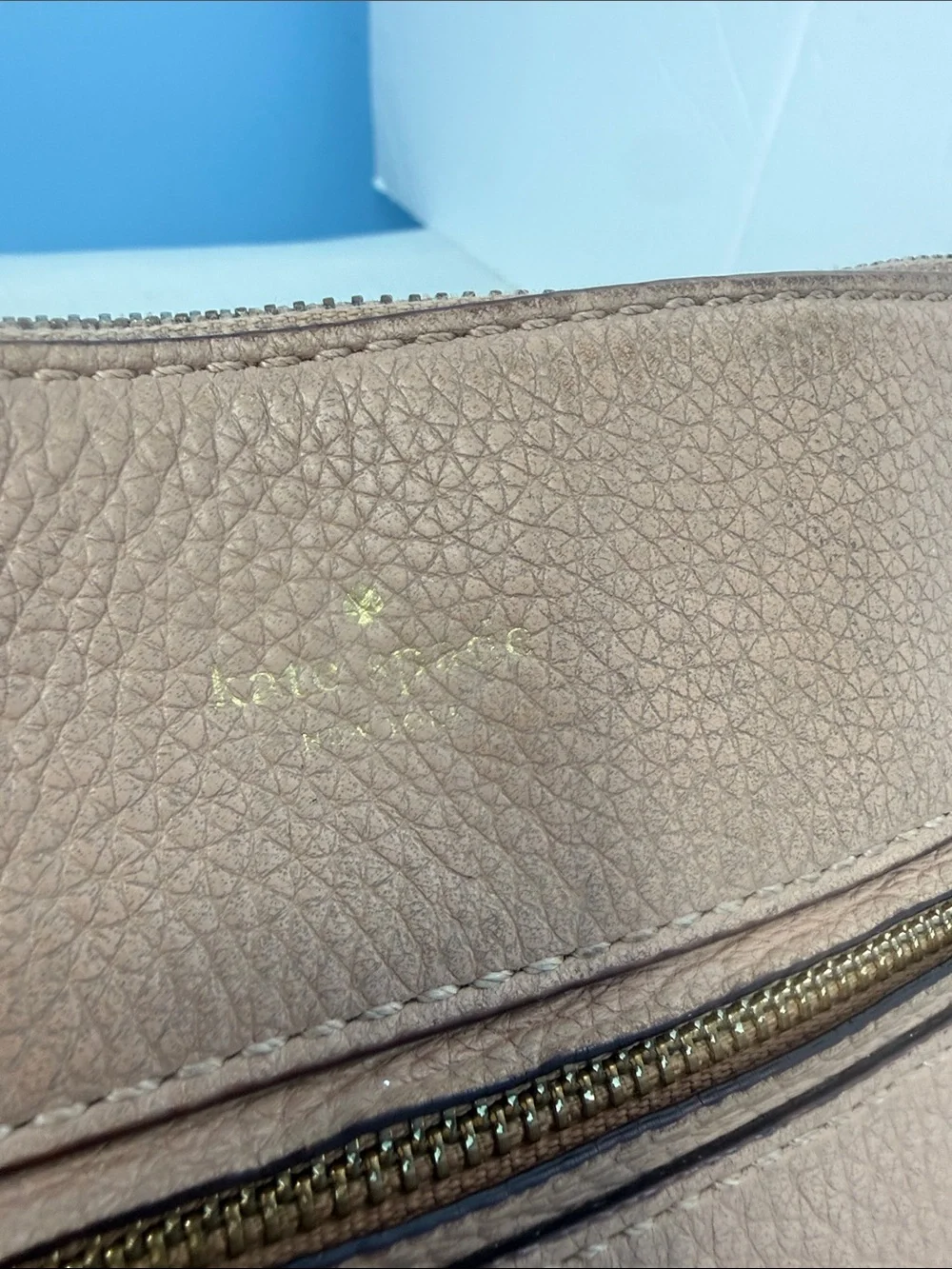 Leather Crossbody Bag in Taupe - Classic Women's Shoulder Bag
